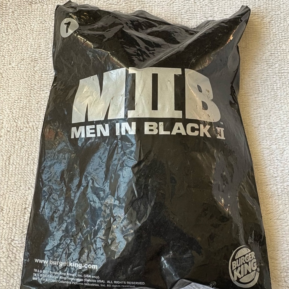 Burger King Men In Black II Number 1 Kids Club Vintage 2002 Toy Sealed